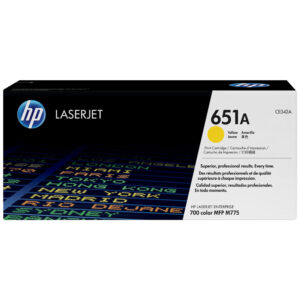 HP Toner No651A Yellow CE342A HCE342A 16000 Page Yield